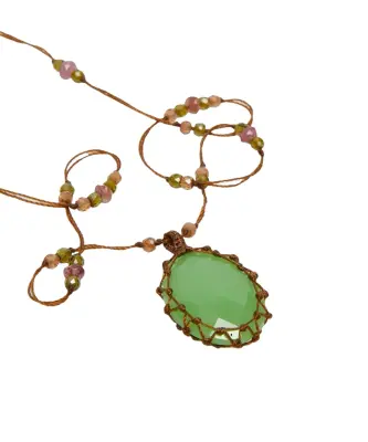 Collier court Chrysoprase - Sharing — photo 2