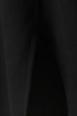 Mini jupe fendue - Noir — photo 3