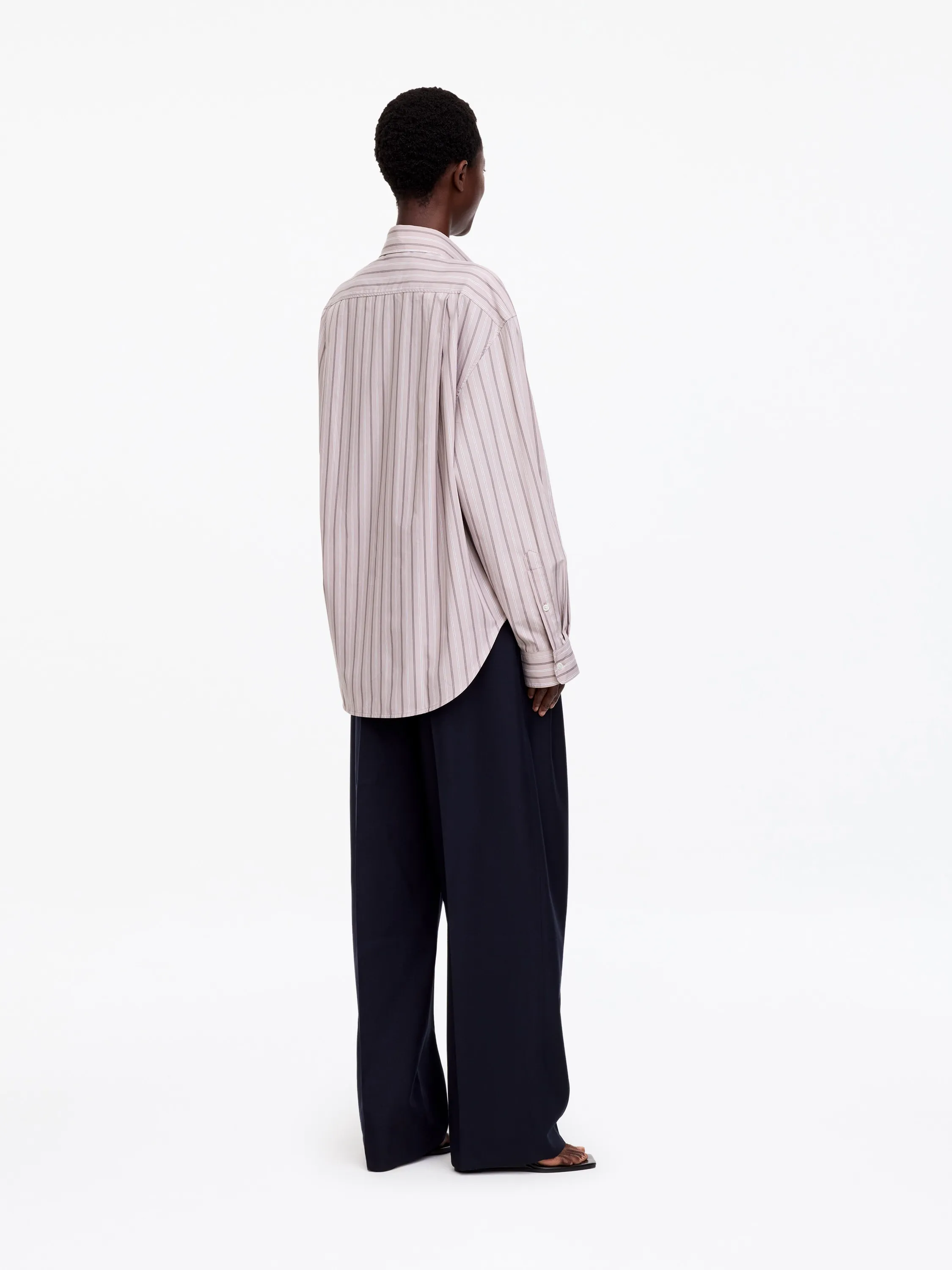Chemise en coton - gris