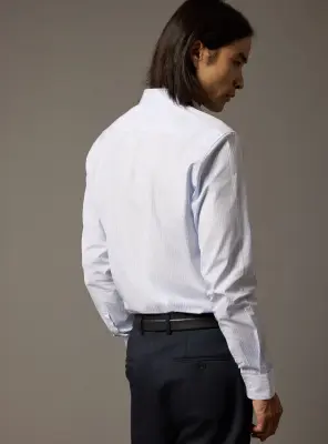 Chemise Jake Light Blue/Ecru — photo 4