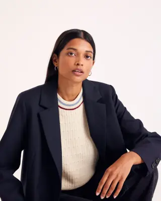 Veste Pacome bleu marine foncé — photo 2