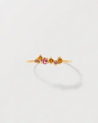 BAGUE ZOHRA - Or blanc 18 carats — photo 3