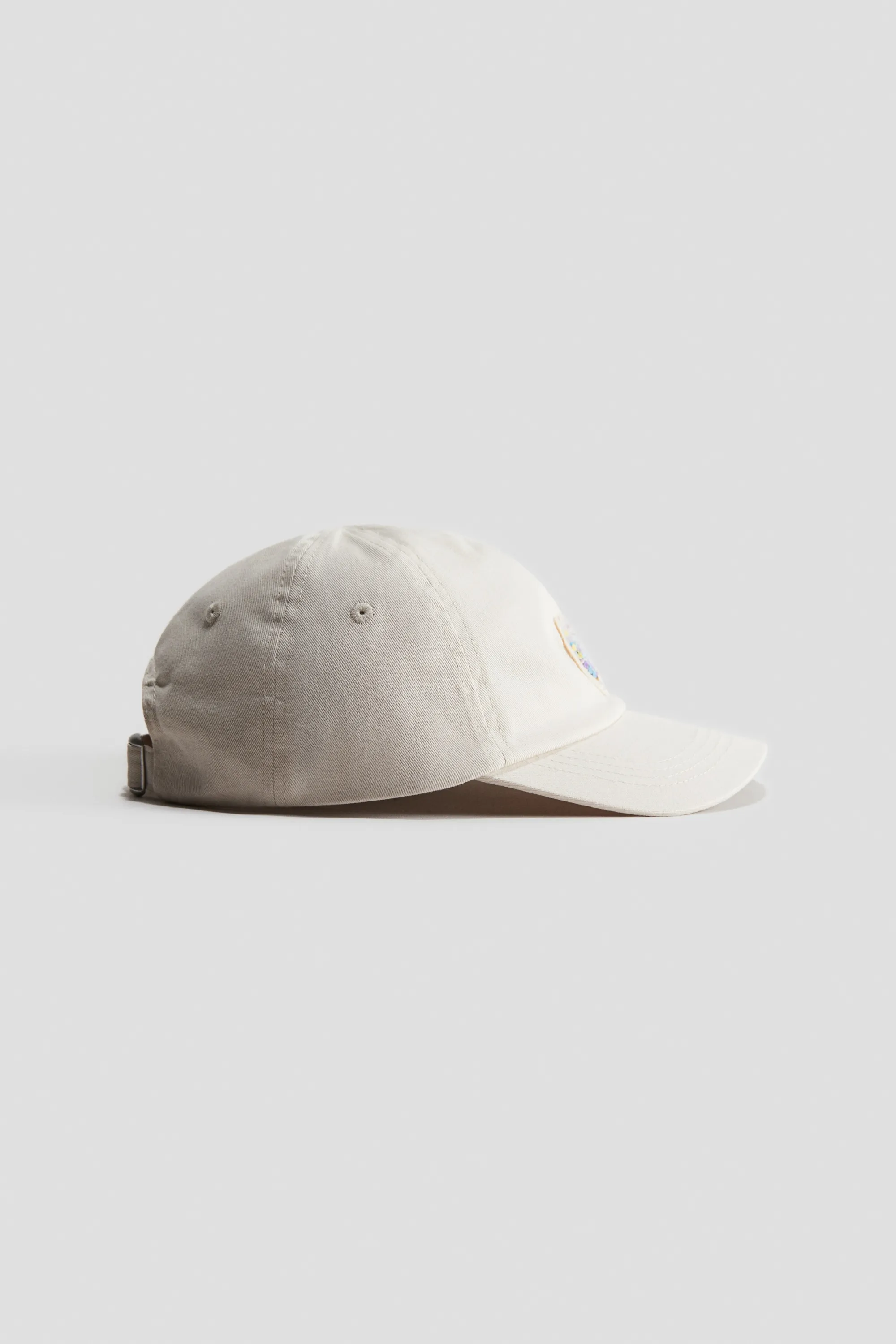 Casquette en twill de coton - Beige clair/cœur
