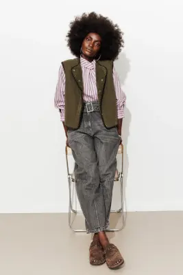 PALOMA veste réversible brodée — photo 3