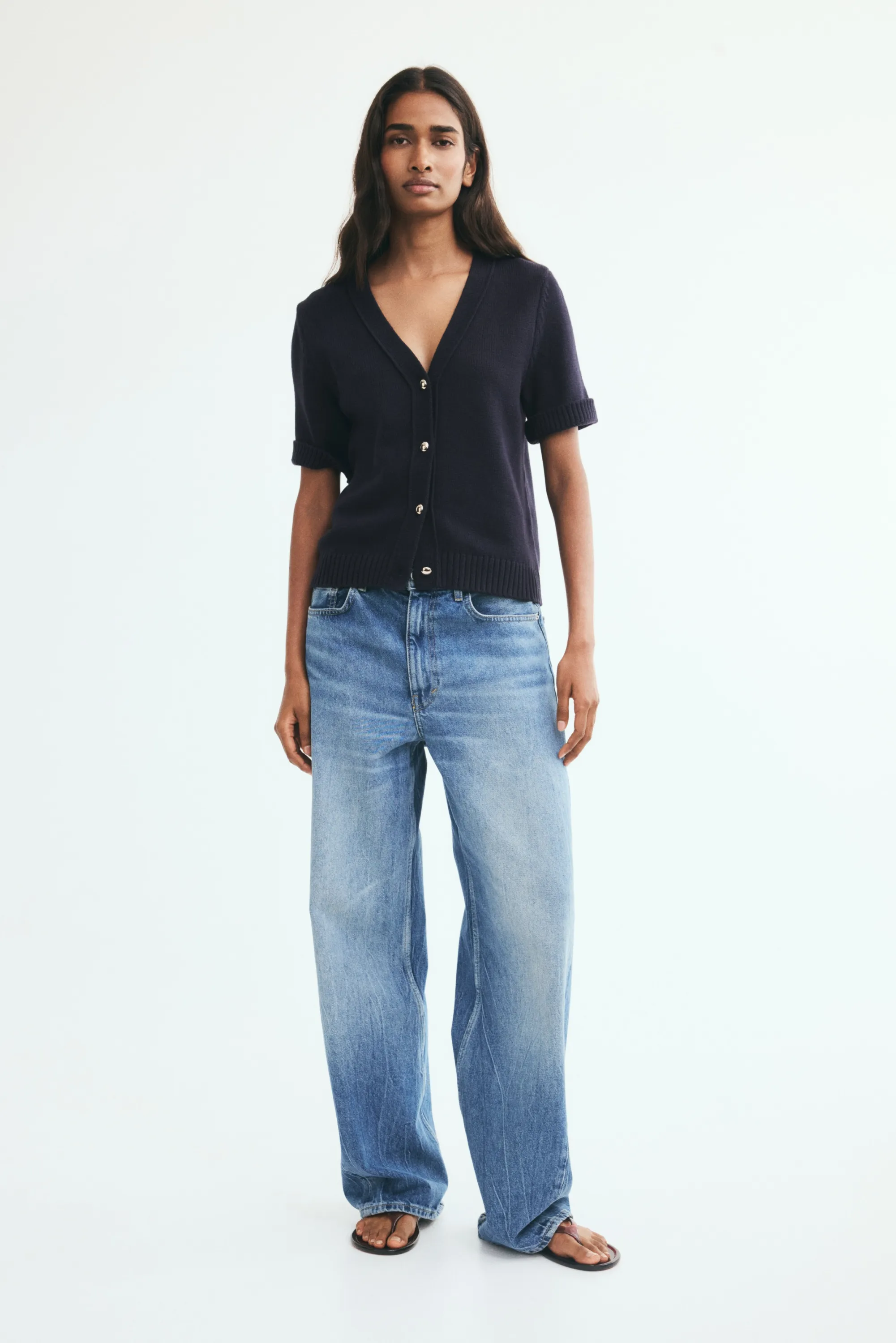 Gilet à manches courtes - Bleu marine