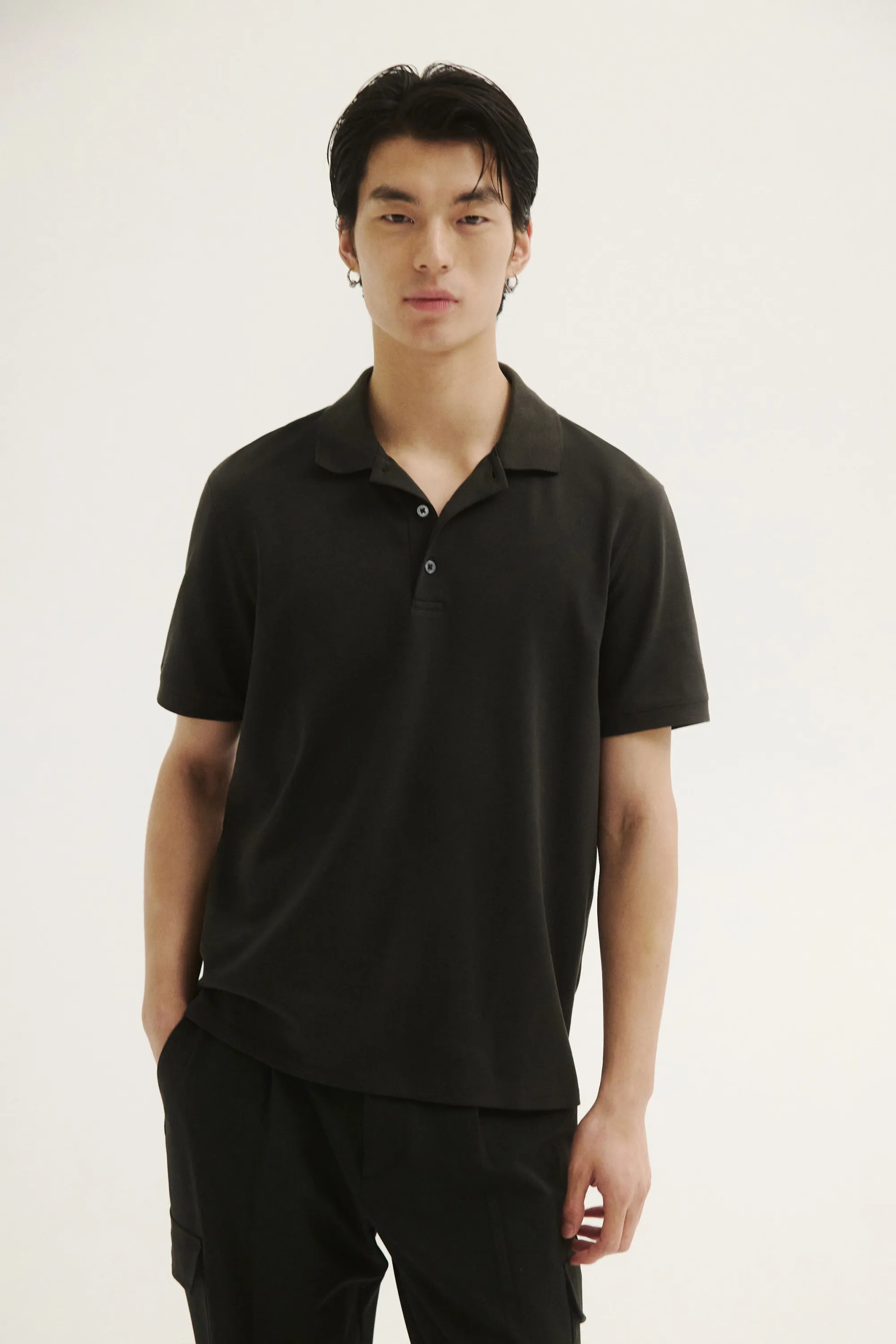 Polo Cooling Regular Fit - Vert foncé