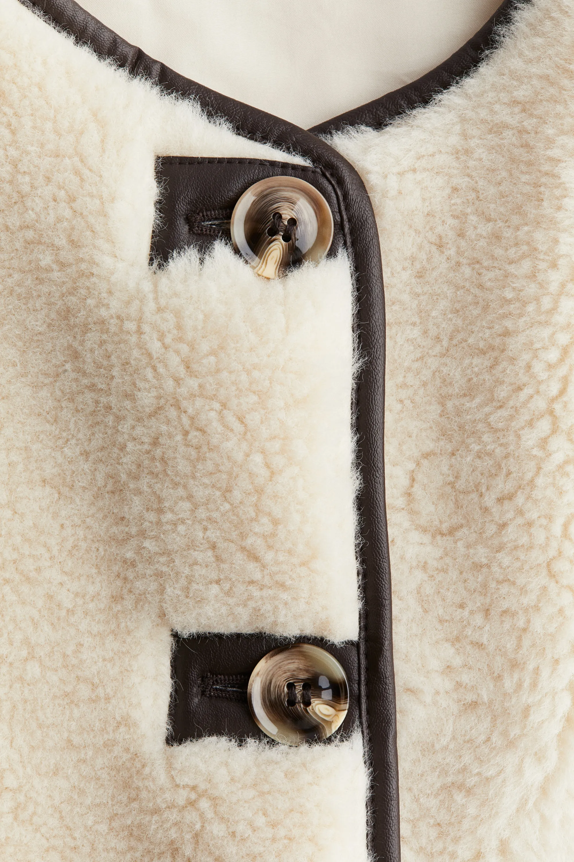 Veste sans manches - Beige clair