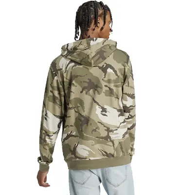 ADIDAS SWEAT CAPUCHE  CAMO Kaki — photo 4