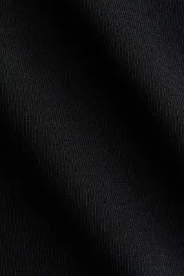 Robe en maille fine de soie mélangée - Noir — photo 4