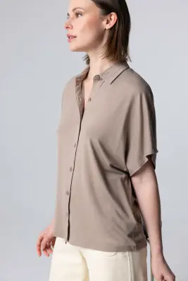 Chemise en viscose et élasthanne — photo 3