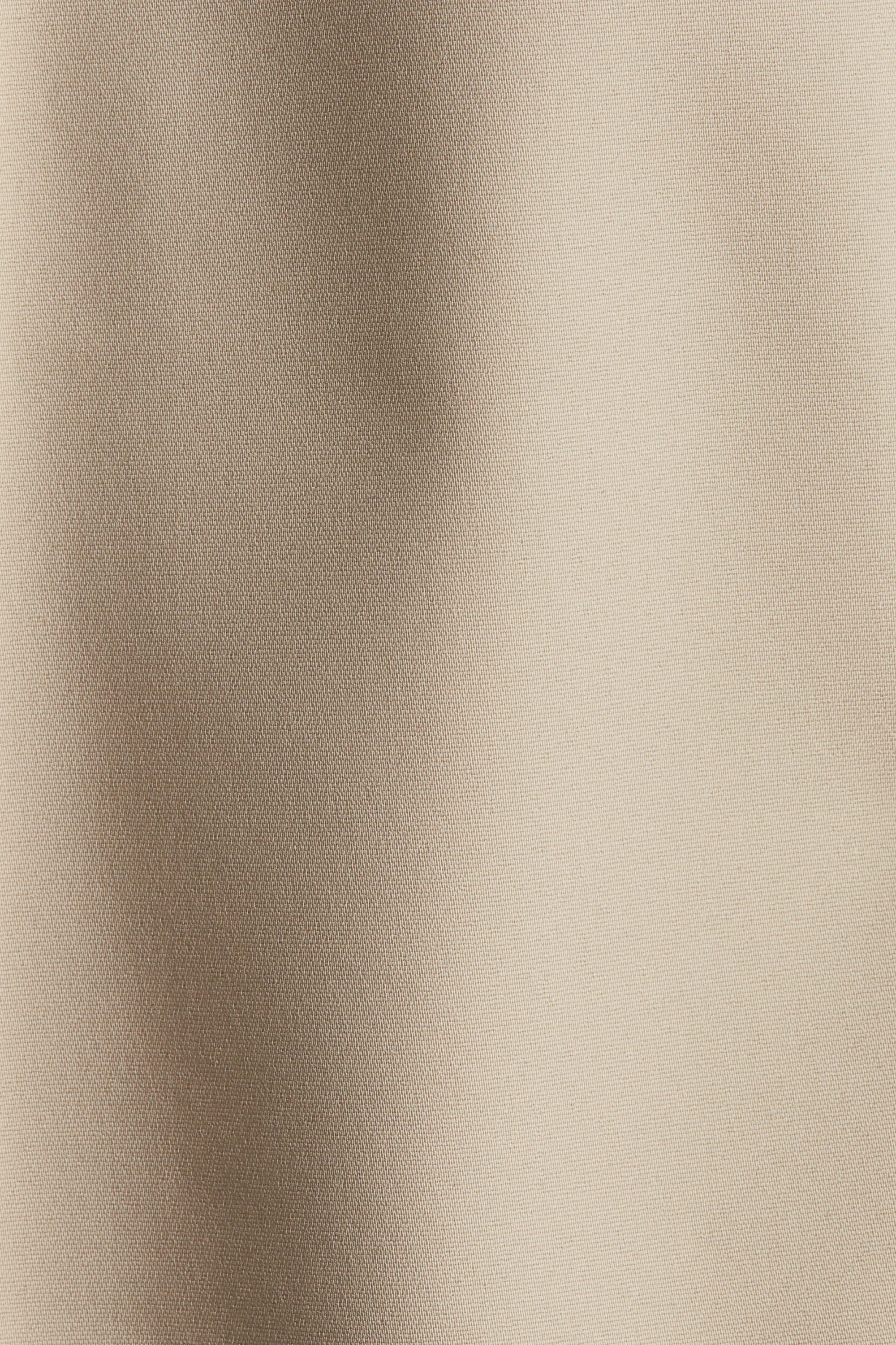 Pantalon évasé avec plis devant - Beige clair
