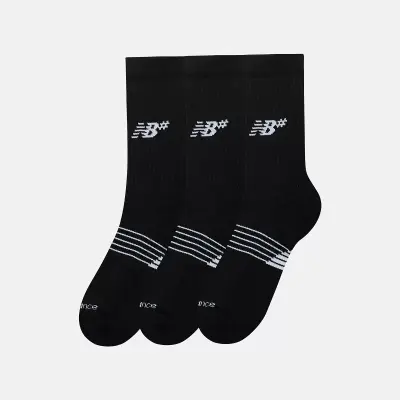 chaussettes new balance Active Crew Socks 3 Pack – black — photo 2