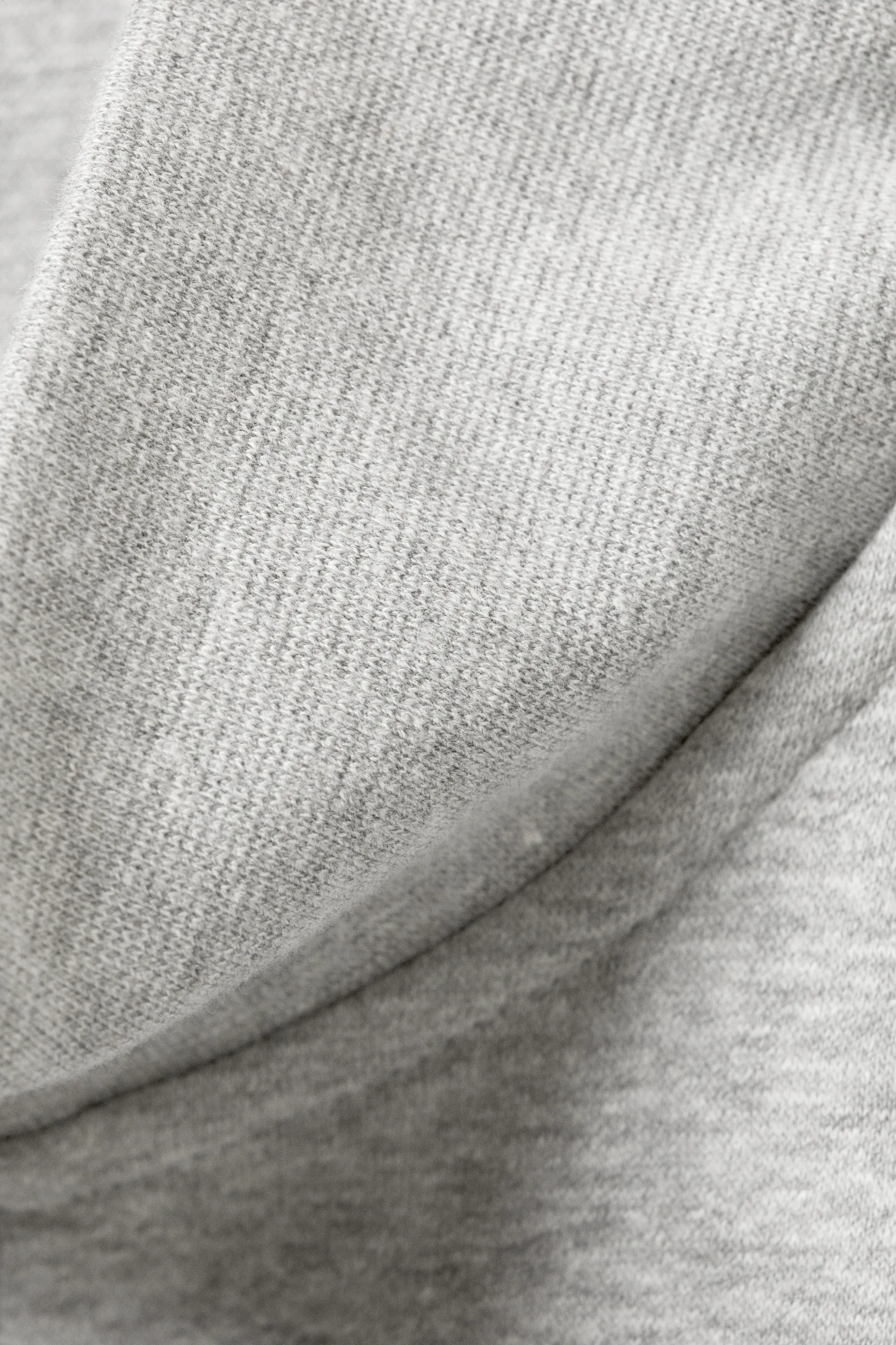 Sweat à demi-fermeture zippée ample - Gris