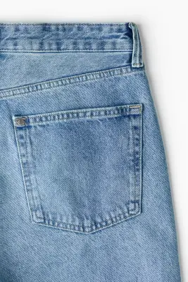 Loose Bootcut Jeans - Bleu denim clair — photo 4