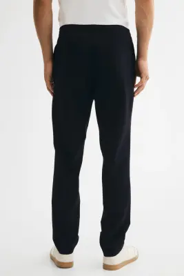 Pantalon jogger de costume Slim Fit - Bleu foncé — photo 2