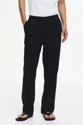 Pantalon Relaxed Fit - Noir — photo 1