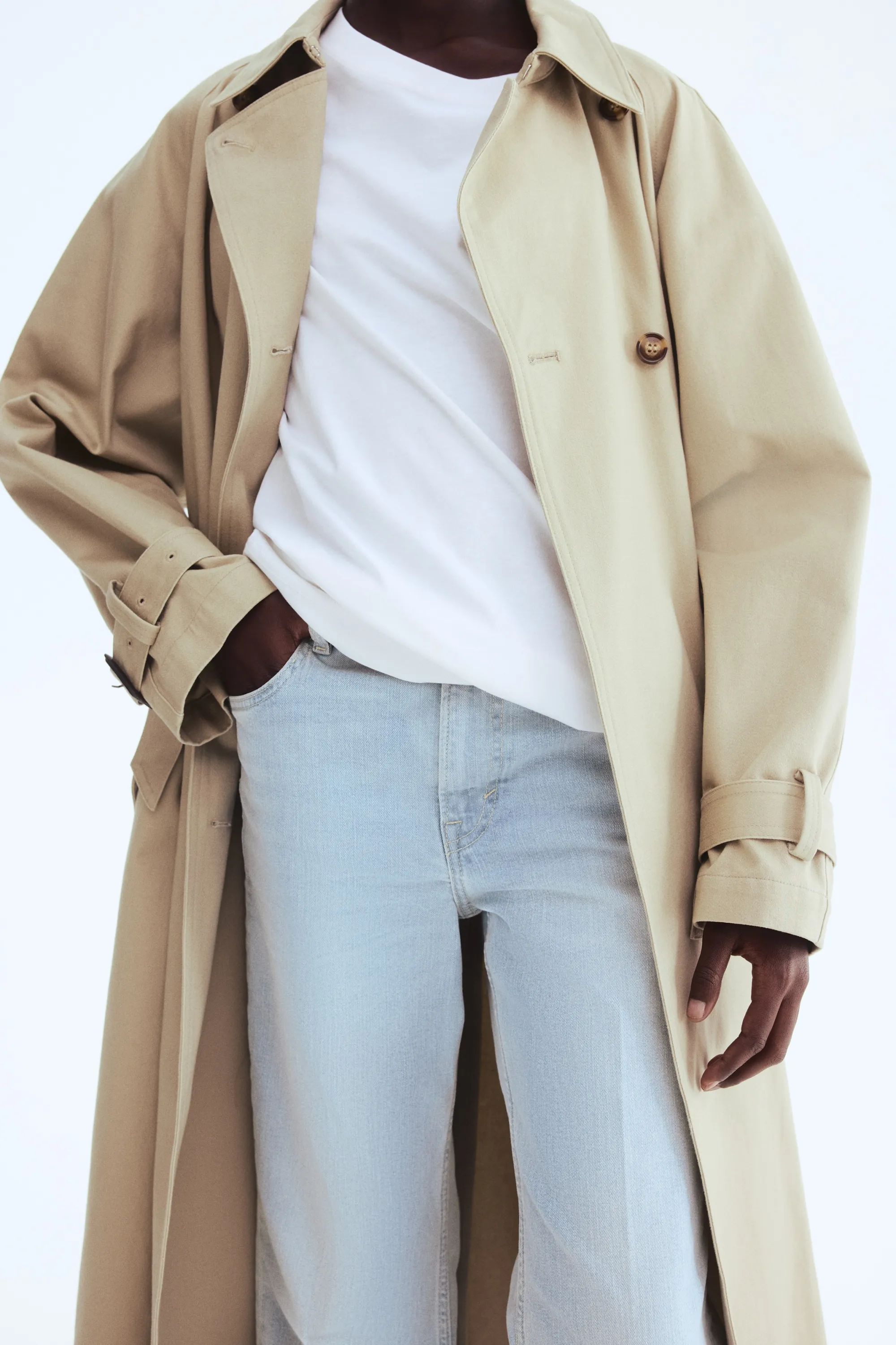 Flared High Jeans - Bleu denim clair