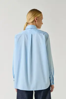 CHEMISE SAPHIR BLEU CIEL — photo 3
