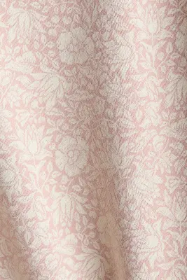 Patterned cotton sweatshirt - Rose ancien clair/fleuri — photo 3