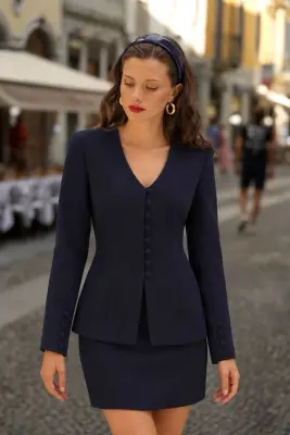 Eline Jacket - Navy — photo 4