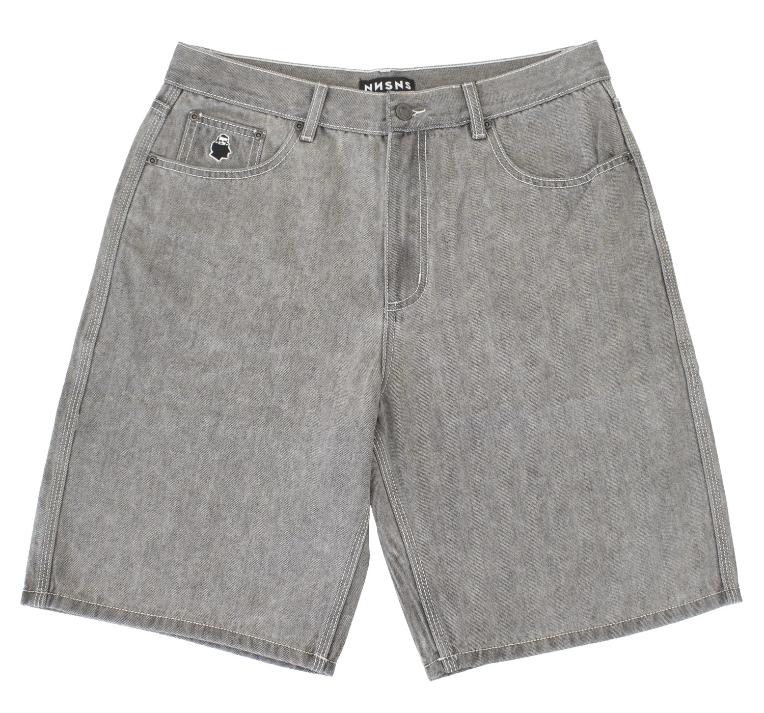 Short NNSNS Bigfoot Denim – Grey Washed