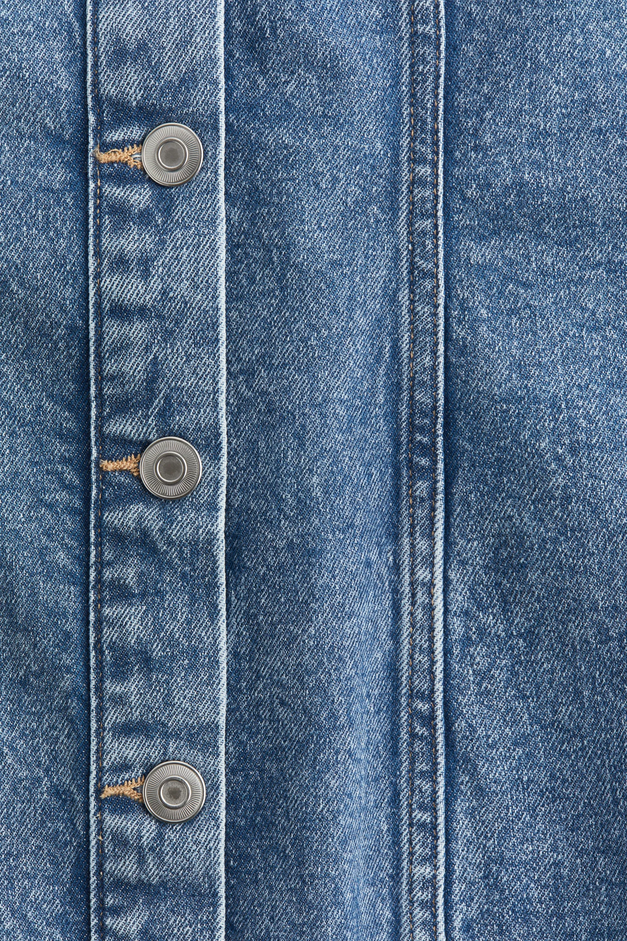 Robe en denim - Bleu denim clair