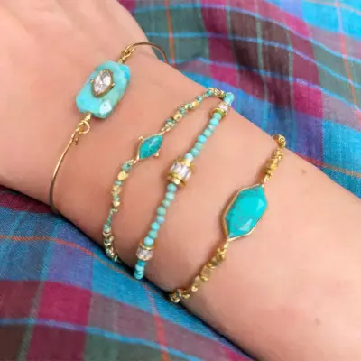 Bracelet Baby Elon Turquoise - Hanka In — photo 2