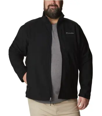 COLUMBIA ASCENDER SOFTSHELL BLOUSON Noir — photo 2