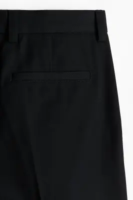 Pantalon chic Relaxed Fit à jambes larges - Noir — photo 4