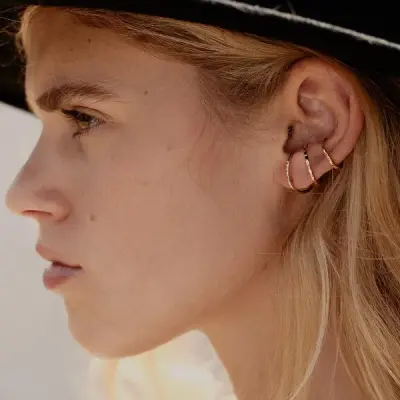 Boucles d’oreilles Illusion puces – BDM Studio — photo 2