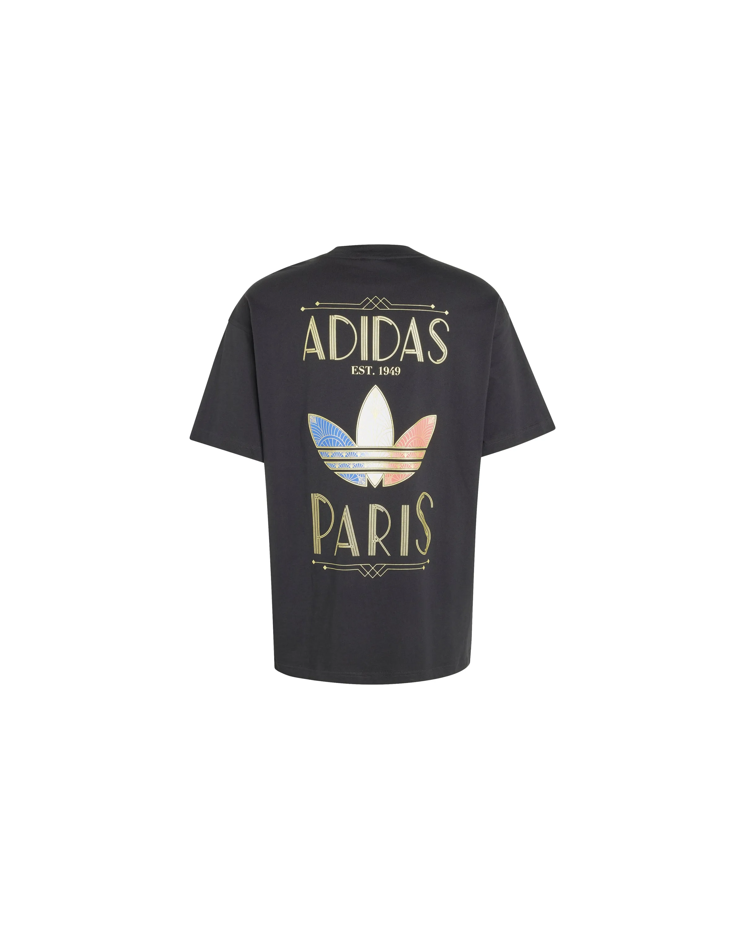 Paris Trefoil Logo Tee Black