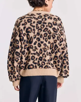 Cardigan Idole léopard — photo 5
