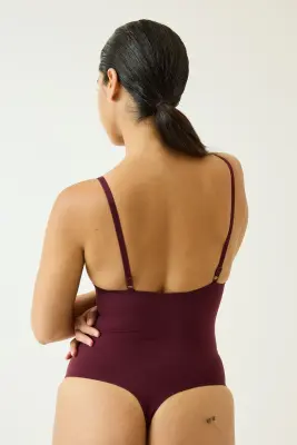 Body string Firm shape Sculpting - Burgundy — photo 2