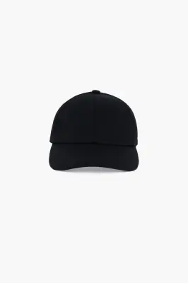 Casquette '6 panel' - Coton Noir — photo 1