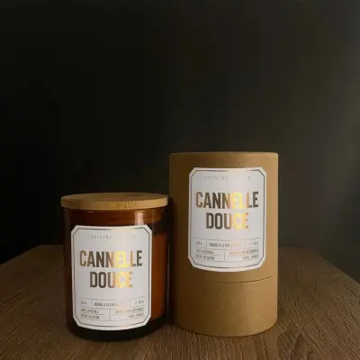 Bougie végétale parfumée Cannelle Douce — photo 4