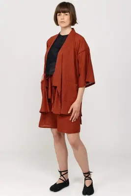 Ensemble Jinbei en coton léger — photo 3
