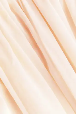 Jupe en mousseline à effet drapé - Beige clair — photo 3