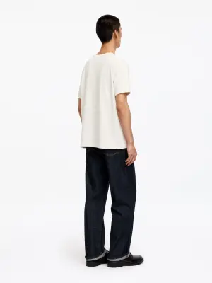 Chemise Henley à manches courtes - Blanc cassé — photo 2