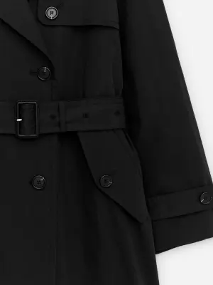 Trench-coat oversize - Noir — photo 5