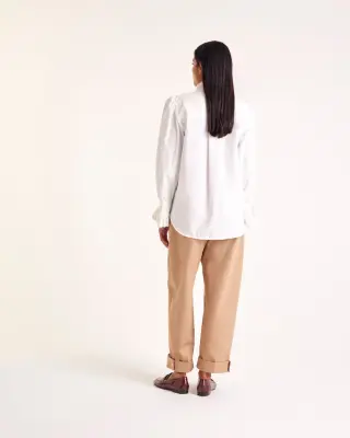 Blouse Source blanc naturel — photo 4