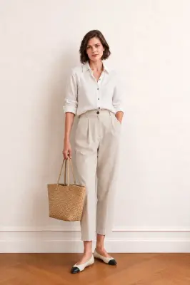 Ava Linen Pants — photo 1
