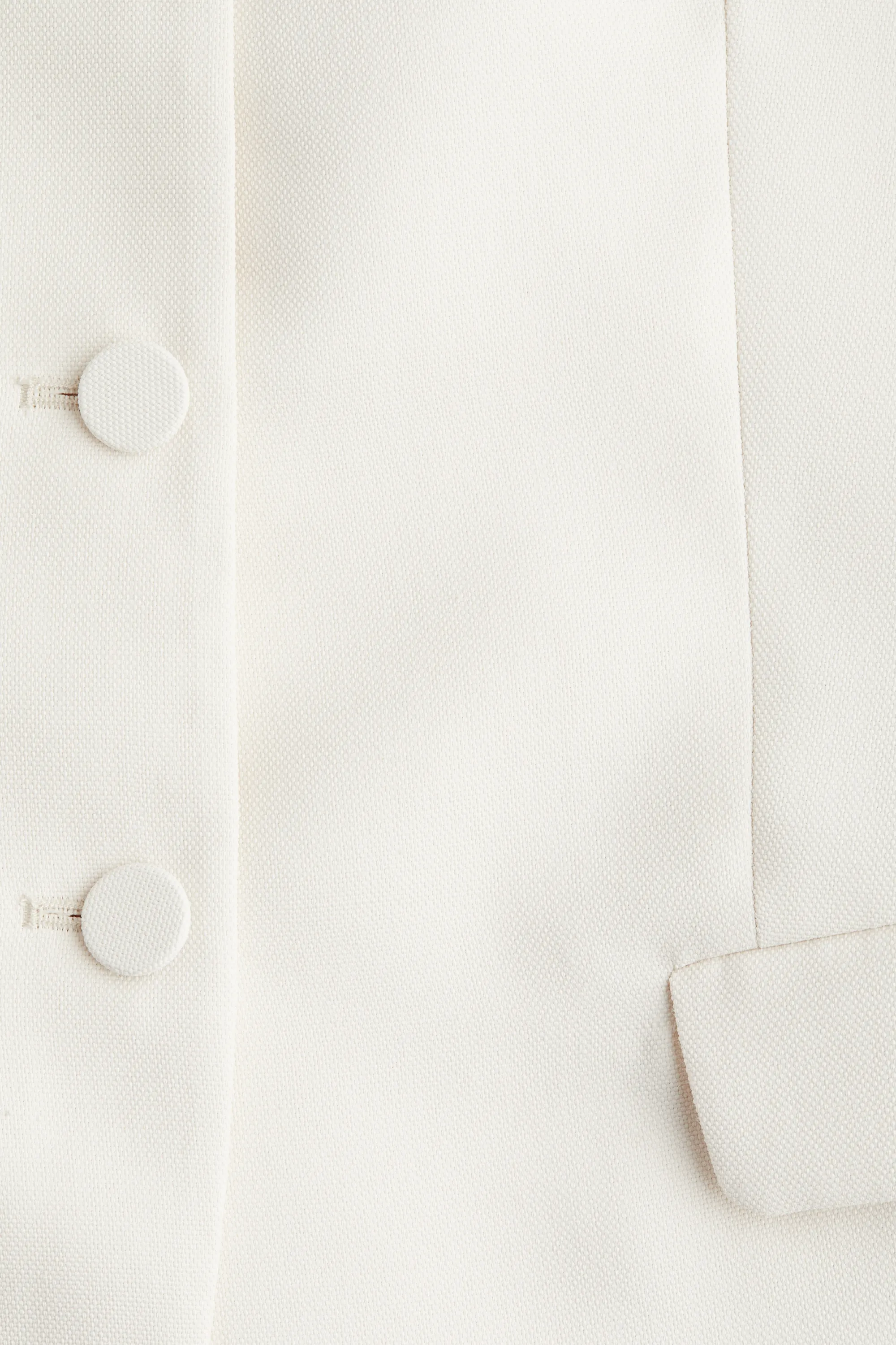 Blazer sans col - Crème