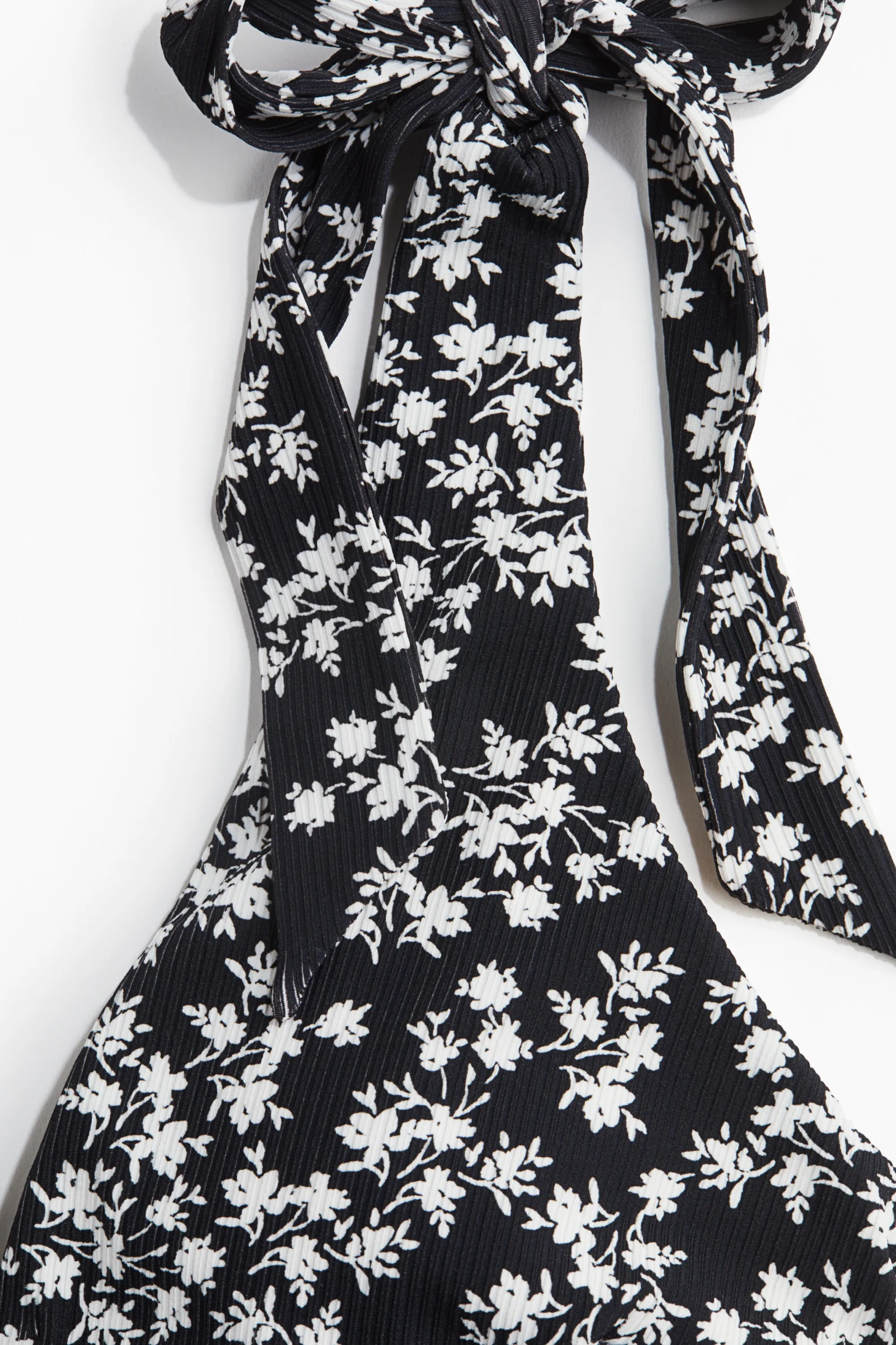 Maillot de bain paddé High Leg - Noir/fleuri