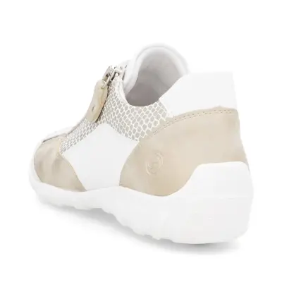 Baskets Remonte R3410-81 Blanches - Lacets Grande Pointure Femme — photo 4