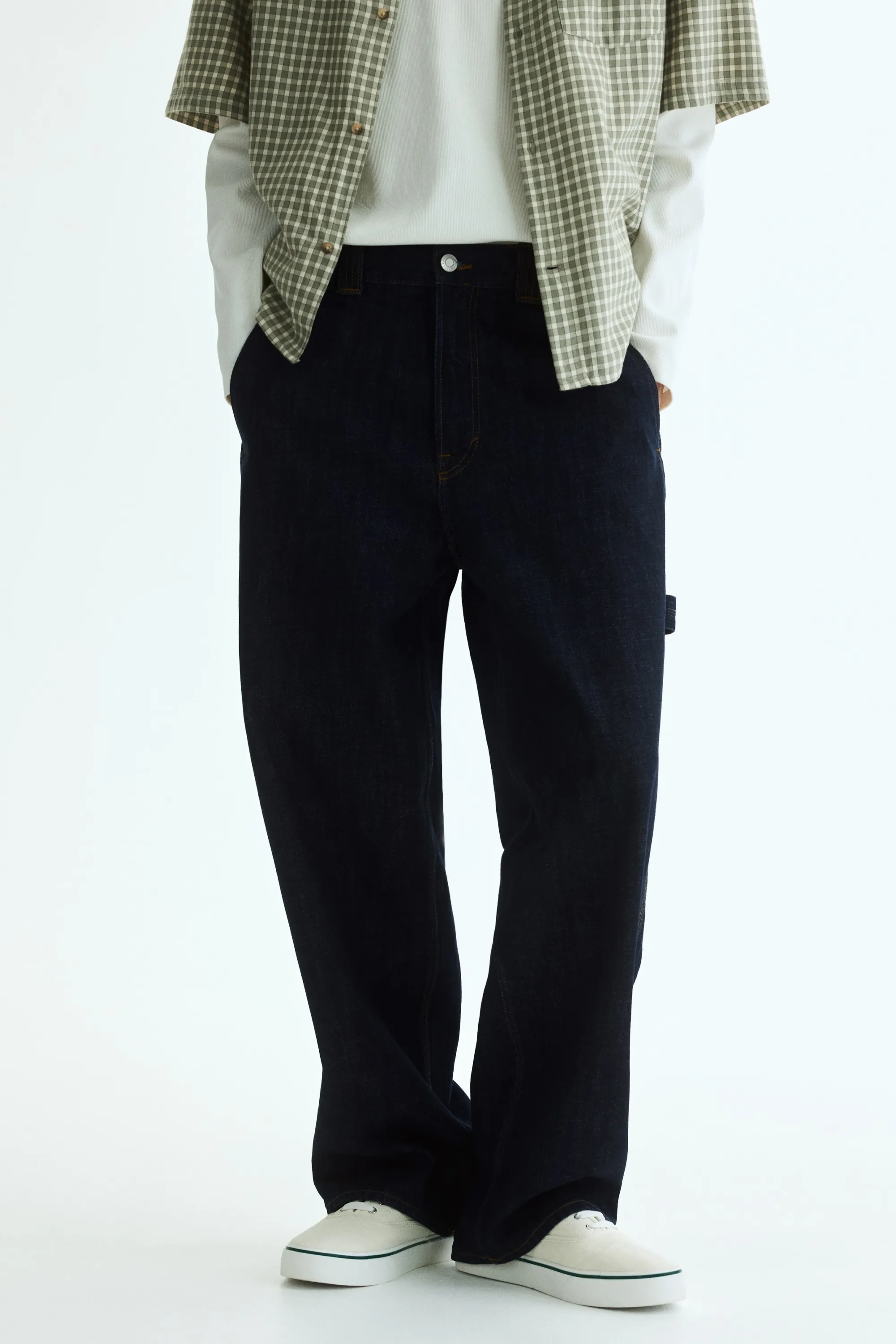 Jean baggy Carpenter - Bleu denim foncé