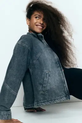 Veste en denim - Bleu denim — photo 2