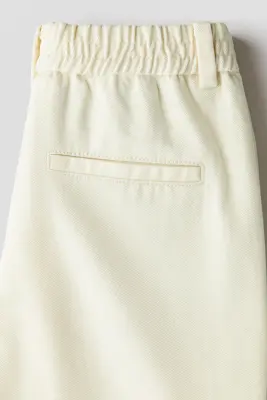 Chino en twill de coton - Light yellow — photo 1