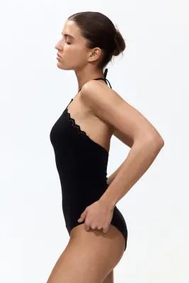 Maillot de bain paddé avec dos nu - Noir — photo 4