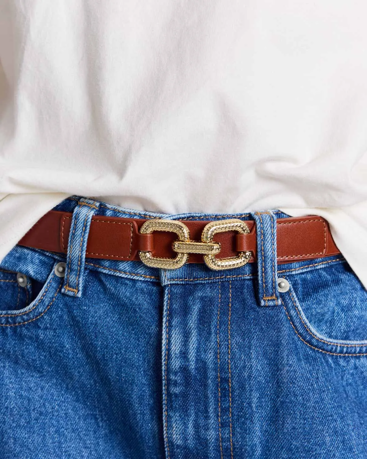 Ceinture Céane cognac