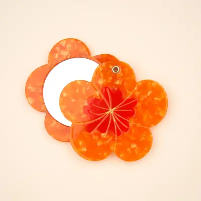 Miroir de poche Capucine orange – Coucou Suzette — photo 3
